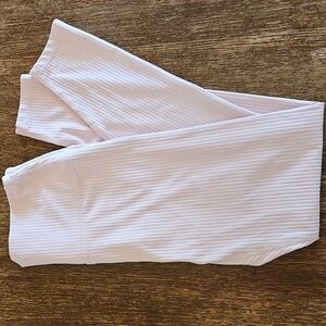 All in Motion Ultra High-Rise Rib Leggings 27", Light Pink, Women's Size S